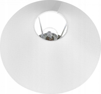 Lampë tavoline CANELLES Ceramic, bazë qeramike, abazhuri me stof, gri