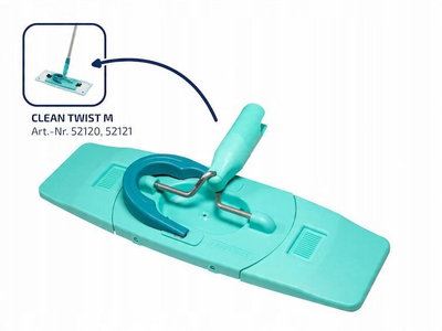 Kokë zëvendësuese për mop Leifheit Clean Twist Ergo 89234, për sete Clean Twist M Ergo, mikrofibër