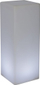 Lampë dyshemeje Eurotrail me bateri, katrore LED, 80 cm, RGB, e bardhë