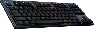 Tastierë gaming Logitech G915 X TKL, wireless, RGB, e zezë