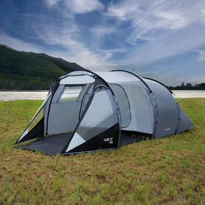Çadër kampingu Nils Camp NC6023 Skyland, për 4 veta, e papërshkueshme nga uji, gri