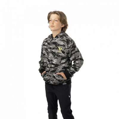 Bluzë me kapuç Bauer Painted Hoodie Jr 1063407, për fëmijë, pambuk dhe poliester, shumëngjyrëshe