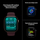 Apple Watch S12 GPS 42mm Dark Bronze Aluminium Case with Olive Sport Band, M/L