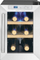 Frigorifer i vogël Profi Cook PC-WK 1231, 17L, derë xhami, inox i zi