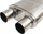 Marmitë TurboWorks D Rear Middle Muffler 70mm, çelik inox 304SS, Hi Flow, ngjyrë argjendi