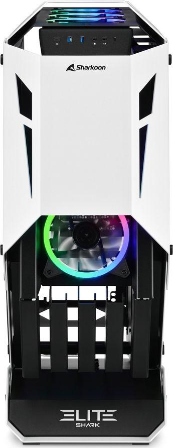 Kasë Sharkoon Elite Shark CA700, e zezë/ bardhë