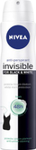 Deodorant për femra Nivea Invisible Fresh Black & White, 250 ml