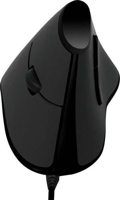 Глушец LogiLink Ergonomic, со кабел, USB, црна