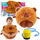 Top lodër pelushi kapibara, PVC, 50 cm, kafe