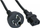 Kabllo rryme InLine 3 Pin IEC C13 H05VV F, 1.8m, e zezë