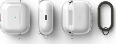 Kuti mbrojtëse Ringke Hinge për Apple AirPods 3, transparente 