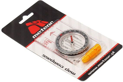 Busull orientimi Meteor 71006, me pllakë xhami plastike 85mm, me vizore 5cm