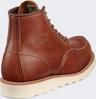 Чизми за работа Red Wing Traction Tred 8 Soft Toe 10875, кожа, ѓон Traction Tred, боја tan