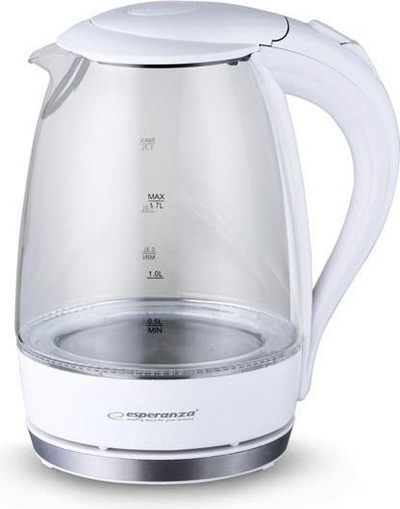 Ibrik Esperanza Salto Angel EKK011, 1.7 l, 2200W, i bardhë
