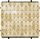 Panel dekorativ Godan Type B, 30x30 cm, plastik, ngjyrë champagne