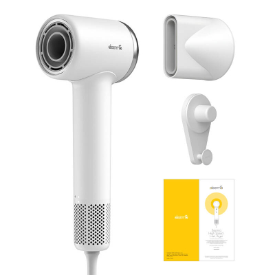 Tharëse flokësh Deerma DEM-CF50W, motor brushless, jone negative, e bardhë