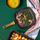 Tigan grill NAVA Nature, katror 28x28 cm, granit, i zi