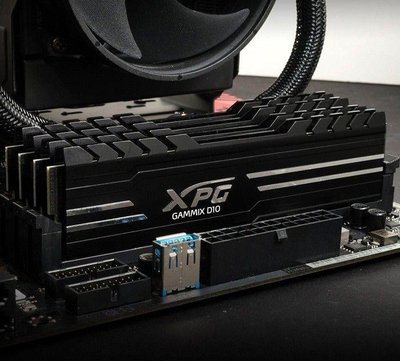 Memorie RAM ADATA XPG Gammix D10 (AX4U32008G16A-DB10), DDR4, 16GB, 3200MHz, CL16,e zezë