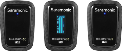 Mikrofon wireless lavalier Saramonic Blink500 ProX B2R, me incizim direkt në pajisje, për iPhone, Android edhe DSLR