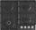 Вградна гасна плоча Gorenje GW641EXB, 4 горилници, вок, црна