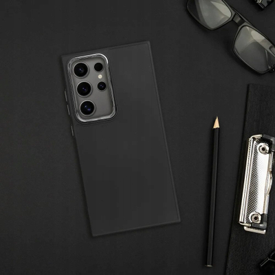 Kapak telefoni Frame për Xiaomi Redmi Note 14 4G Global, TPU, i zi