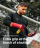 Doreza për portier T1tan Rebel2.0 SolarRed,Size 11, të kuqe/ zeza