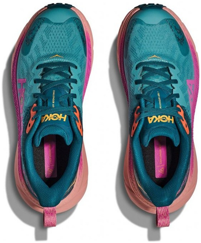 Atlete trail femra Hoka Challenger ATR 7 GTX, GORE TEX, tekstil sintetike, jeshile