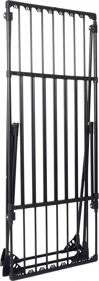 Tharëse rrobash Vilde XXL, metal, e zgjatshme 110-189 cm, e zezë