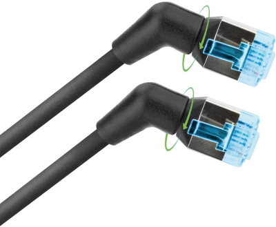 Мрежен кабел Techly ICOC U6A TPE36 020B, CAT6a U/UTP, 2m, син
