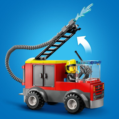 Set LEGO® City 60375 Fire Station and Fire Truck, 153 pjesë