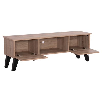 Komodë për TV Iren 120x32,5-34x41Hcm (HM2481.01), zezë