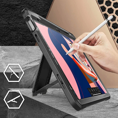 Futë tableti SUPCASE Unicorn Beetle Pro për iPad 10.9" 2022, me stendë, e zezë