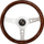 Timon portov Steering Wheel 350mm Wood Style, dru, argjend