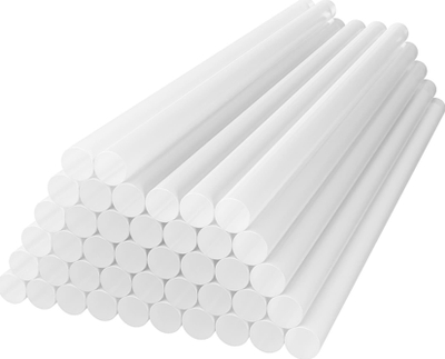 Shufra silikoni për pistoletë ngjitëse, 11 12 mm, 1kg, transparente