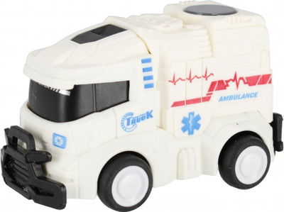 Kamiona lodër Mega Creative Truck Car, 8 cm, me shtytje inerciale, shumëngjyrësh