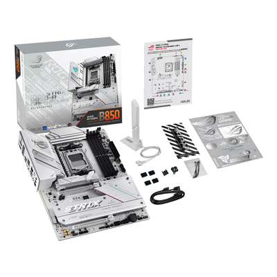 Plakë amë Asus ROG Strix B850 A Gaming WiFi, socket AM5, DDR5, e bardhë