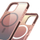 Mbrojtëse telefoni Prodigee Flow MagSafe për iPhone 16, transparente, Desert