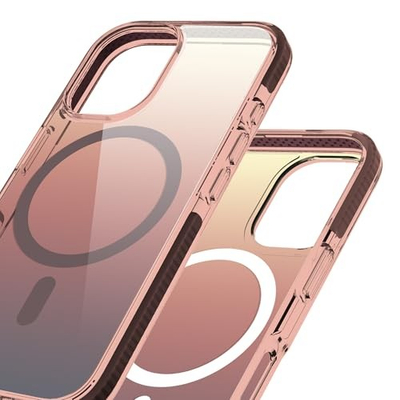 Mbrojtëse telefoni Prodigee Flow MagSafe për iPhone 16, transparente, Desert