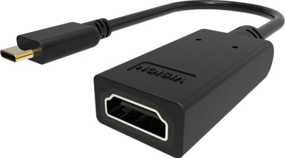 Adapter video Vision TC-USBCHDMI/BL, USB Type-C në HDMI, i zi