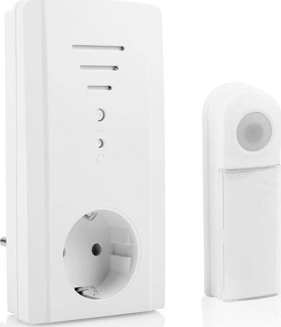Zile dere wireless Byron B421E, set komplet, me ndriçim, e bardhë