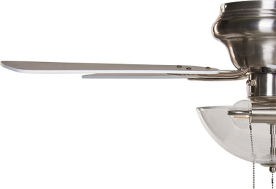 Ventilator tavani SIRAMA Silver, me dritë, 5 fletë, ngjyrë argjendi
