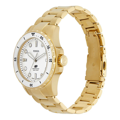 Orë për femra Fossil Blue ES5350, e artë