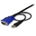 Kabllo Startech KVM 2-në-1, USB dhe VGA, 4.57m, e kaltër