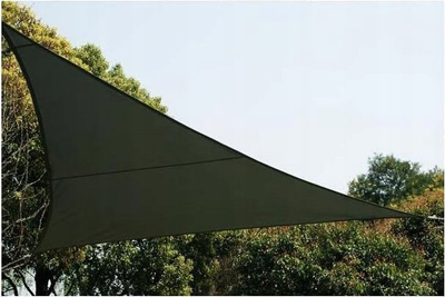 Tendë trekëndore Hespride Curacao, 3 m, 180 g/m², bezhë