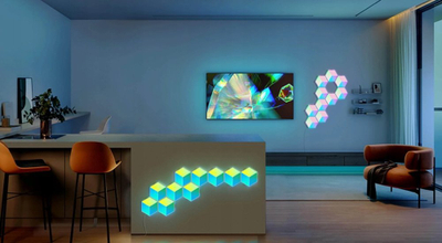 Интелигентни LED панели Govee Glide Hexa Pro, 10 парчиња, RGBIC, повеќебојни