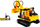 Set blloqesh ndërtimi Alleblox Excavator, 264 pjesë, plastikë, shumëngjyrësh