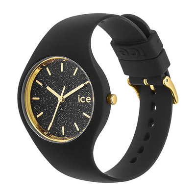 Orë dore për femra Ice Watch 024520, e zezë