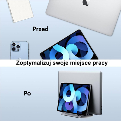 Mbajtëse laptopi Sodi Gravitan SMS 300, për MacBook, gri