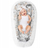 Set bebe HOBBY Kids Baby Cocoon, me dyshek dhe jastëk, motiv zebra dhe luan