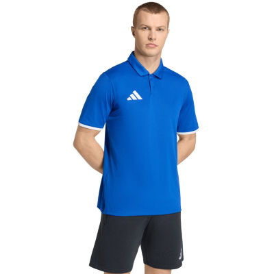 Поло блуза Adidas Entrada 26, рециклиран полиестер, CLIMACOOL, сина
